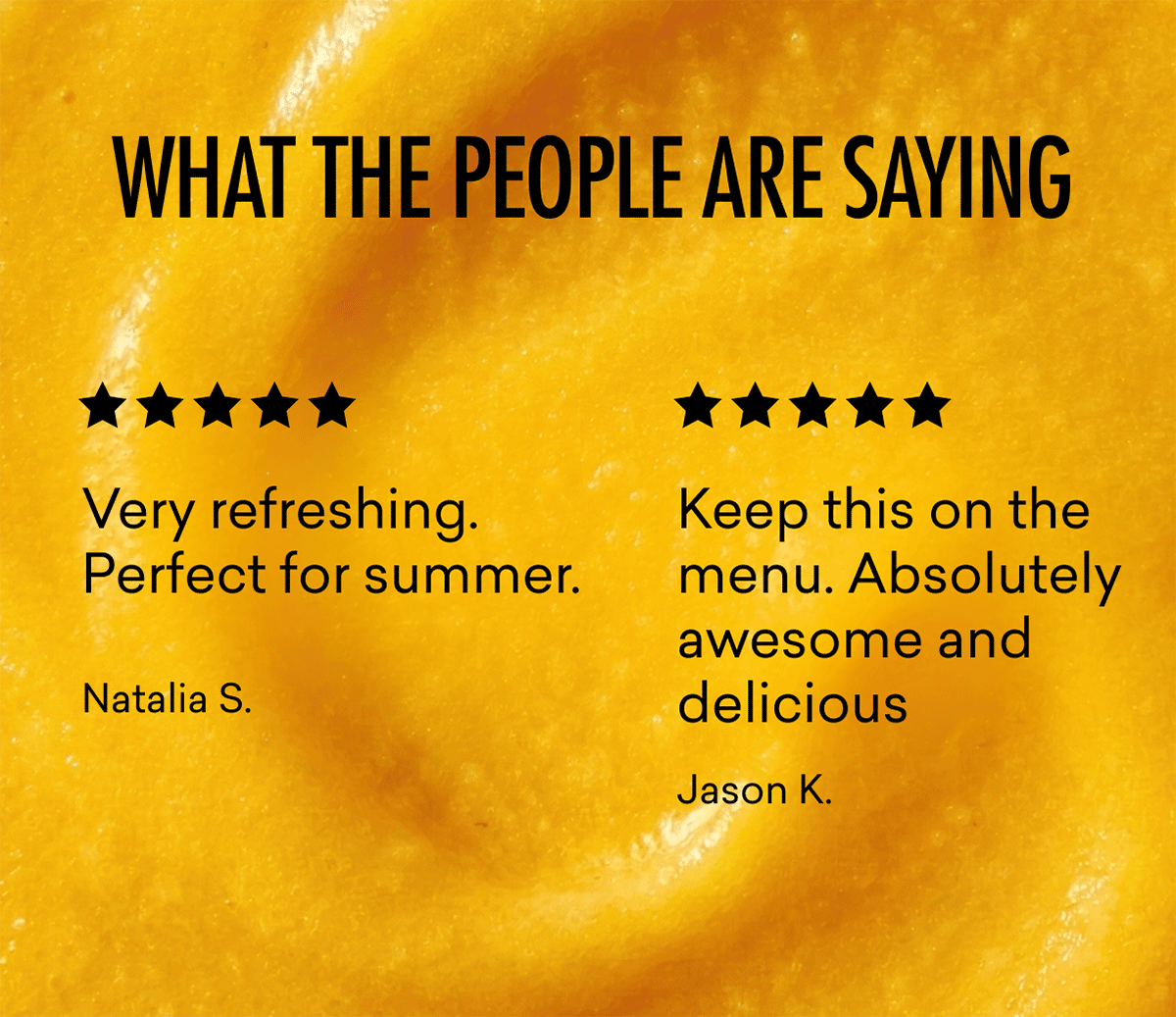 What the people are saying