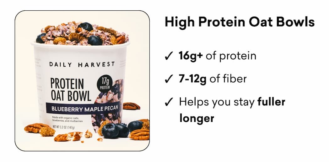 High Protein Oat Bowls