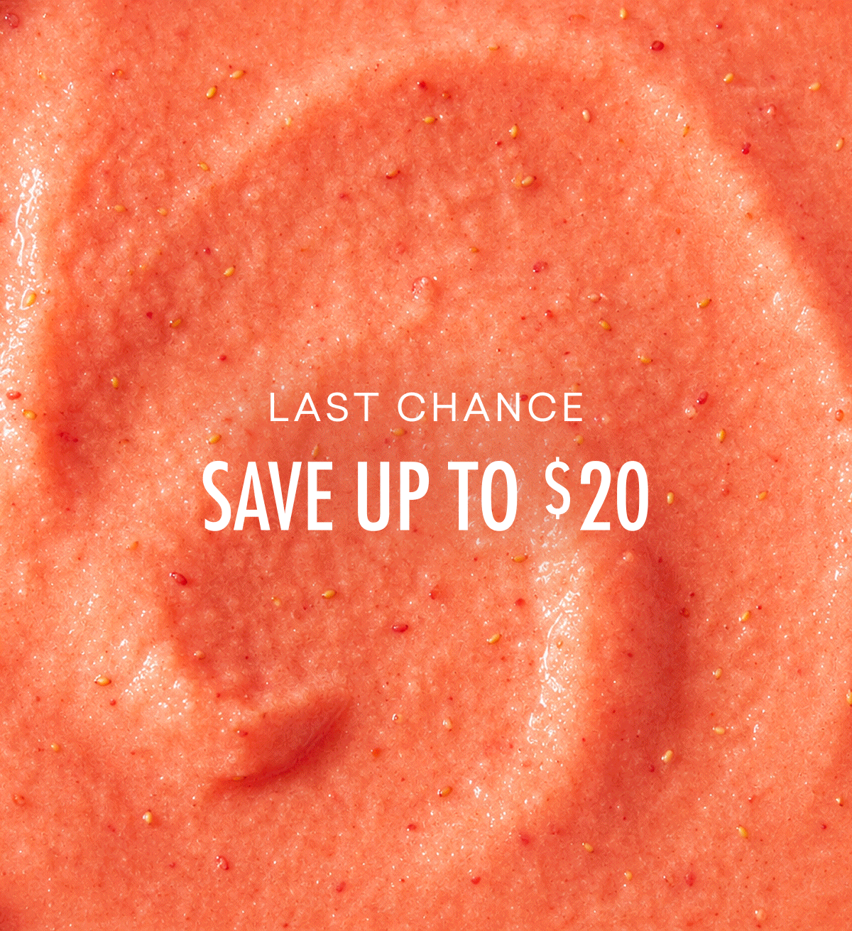 Last Chance | Save up to $20