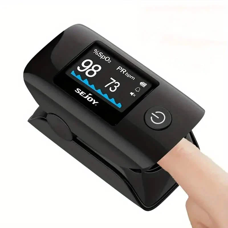 Image of Oximeter & Digital BP Monitor – Heart Rate & Hypertension Detector