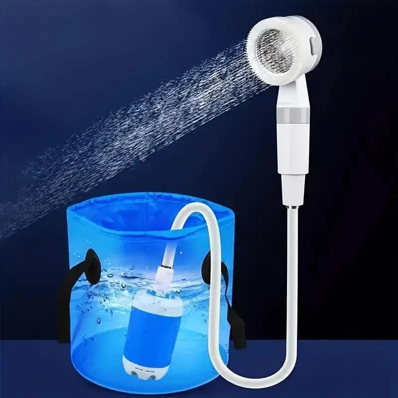 Image of Portable Rechargeable Watering System – Outdoor Shower & Camping Bath