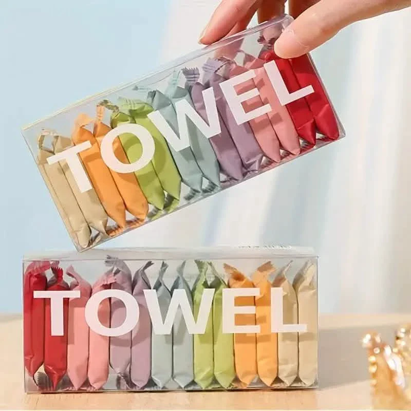 Image of 14-Pack: Compressed Disposable Washcloths