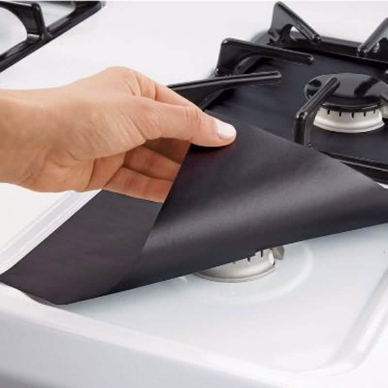 Image of 4 or 8 Pack: Gas Stove-Top Protector Liners