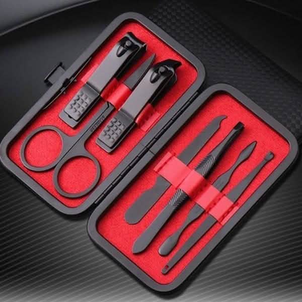 Image of 7-Piece: Stainless Steel Manicure Pedicure Kit