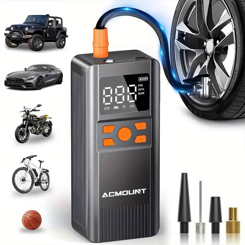 Image of Acmount Tire Inflator Portable Air Compressor 150PSI
