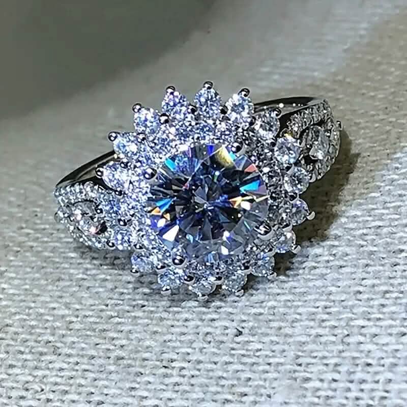 Image of 8mm Zirconia Zinc Alloy Ring