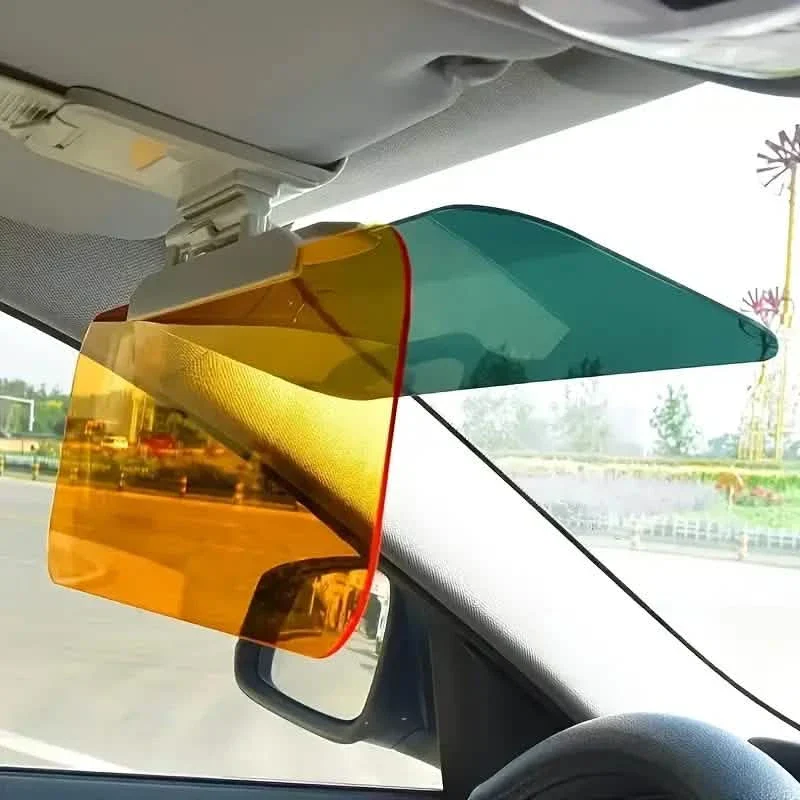 Image of Dual-Use Car Sun Visor – Polarized Day & Night Anti-Glare, UV Resistant
