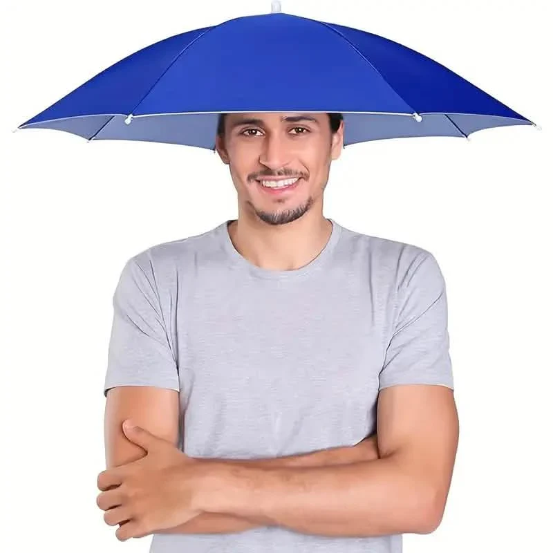 Image of UV Protection Umbrella Hat – Elastic, Camping, Fishing & Outdoor Activities
