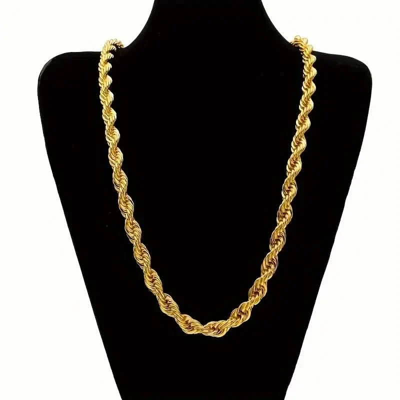 Image of European Classic Twist Necklace Rope Chain