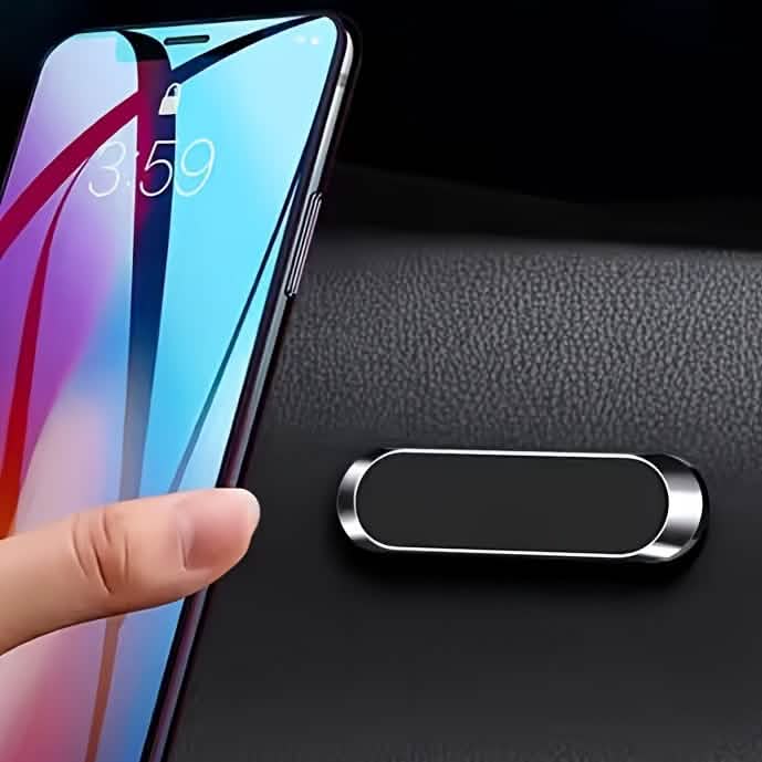 Image of 2-Pack: Super Magnetic Car Phone Holder – Black, Compact & Secure Grip