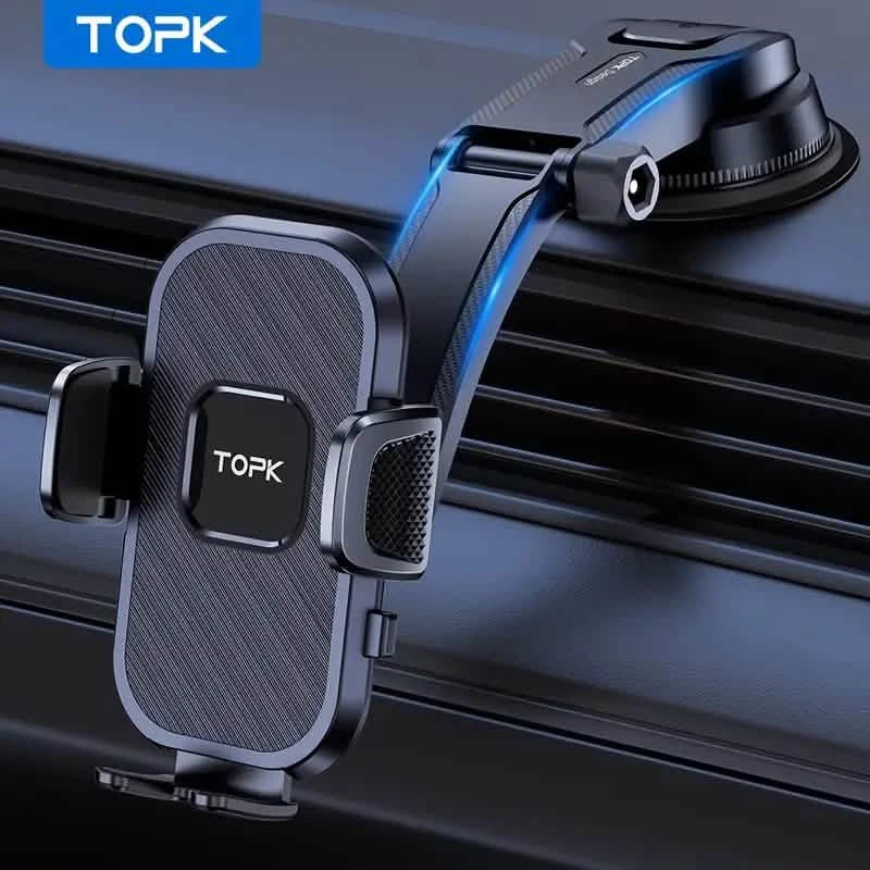 Image of TOPK D38C Car Phone Holder – Adjustable Dashboard Mount