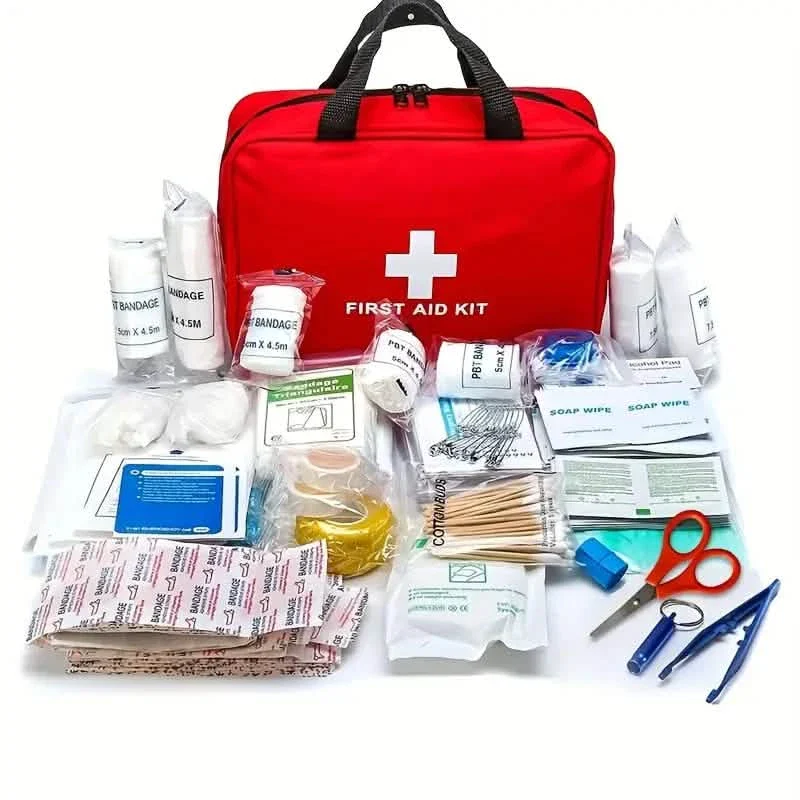 Image of Portable First Aid Kit for Camping, Hiking & Outdoor Activities