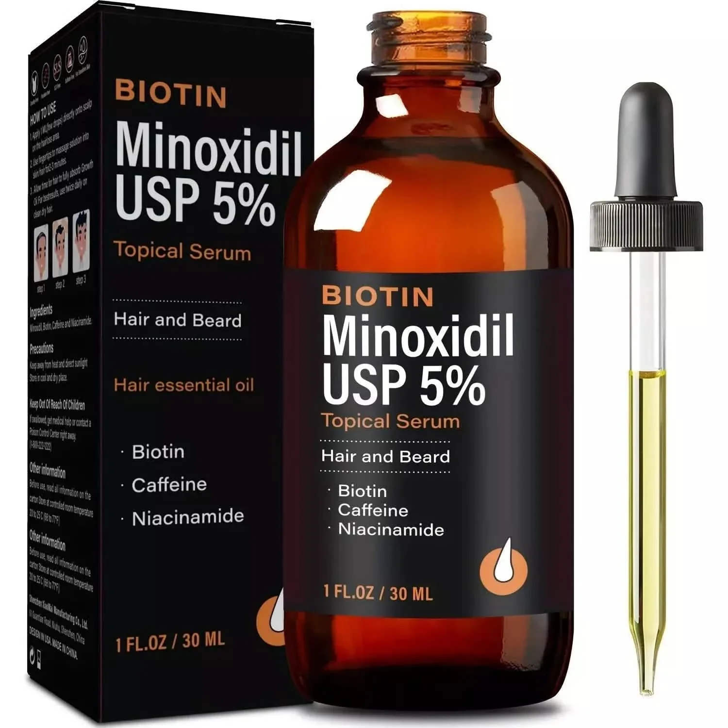 Image of Hair Oil-Biotin Serum Treatment for Stronger Thicker Longer Hair