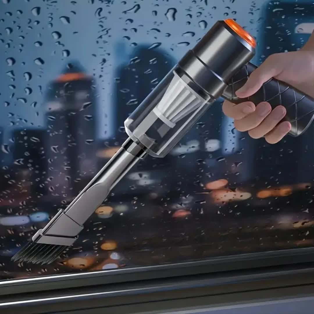 Image of 3-in-1 Portable Handheld Vacuum – Rechargeable, Suction & Blower, Mini for Car & Home