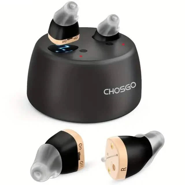 Image of Rechargeable Hearing Aids – Invisible In-Ear, Noise Reduction, Volume Control