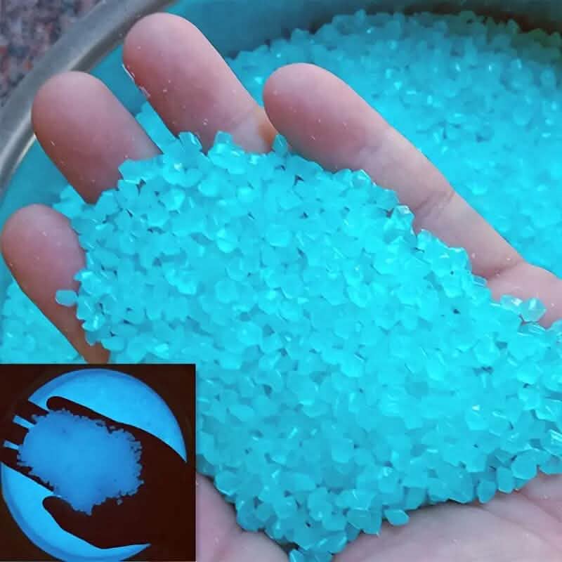 Image of 1000-Pieces: Luminous Glowing Stones for Garden, Plants, Aquarium & More