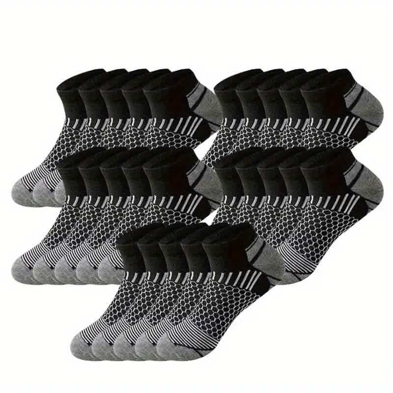 Image of 10-Pairs: Men's Athletic Ankle Socks