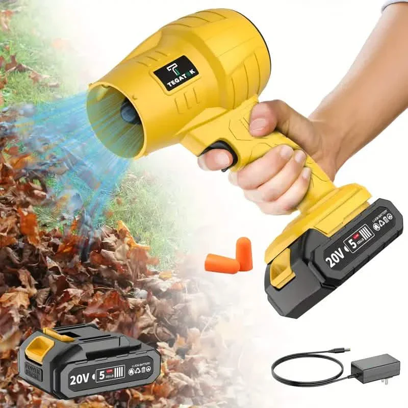 Image of Turbo Jet Handheld Cordless Blower for Leaves, Dust & Car Drying