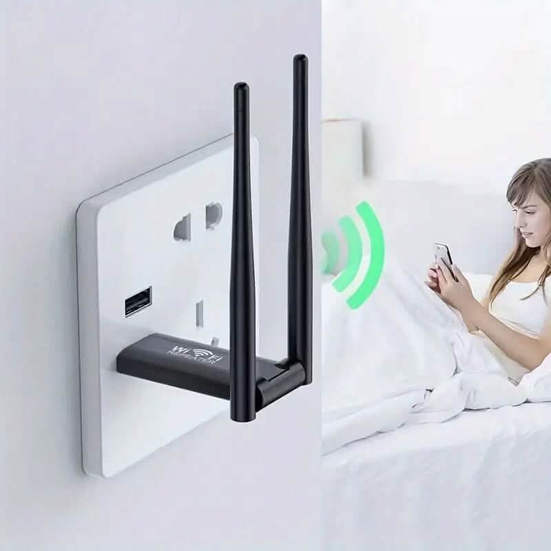 Image of 300Mbps 2.4G USB-Wireless Wifi Signal Amplifier Repeater