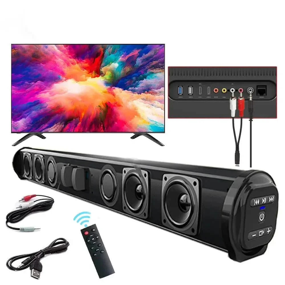 Image of 4D Surround Stereo Speakers – Wireless & USB, High-Fidelity Subwoofer, Party & Home Theater, Plug-and-Play