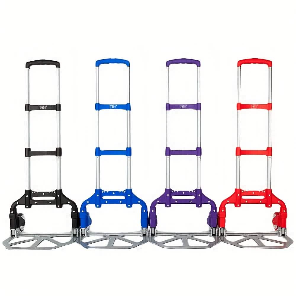 Image of Folding Aluminum Hand Cart & Dolly – 165 lb Capacity | Lightweight & Portable