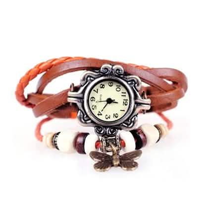 Image of Boho Chic Vintage Inspired Handmade Butterfly Watch