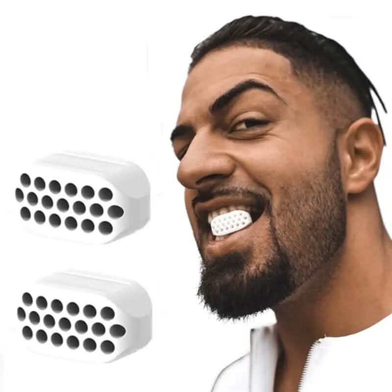 Image of 2-Pack: Facial Jaw Exerciser Gym Ball Slimming Mouth Jawliner
