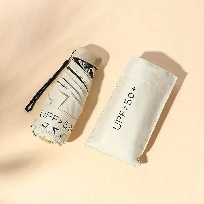 Image of Pocket Windproof UV50 Anti-sunburn Rain Umbrella
