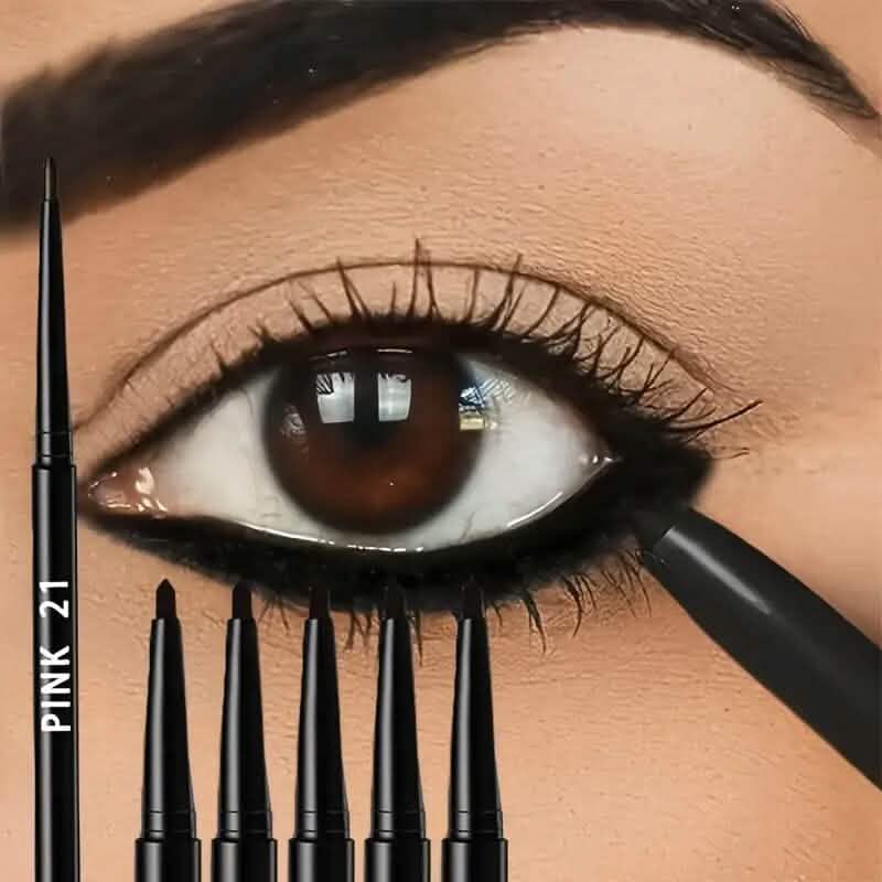 Image of 5-Pack: Waterproof and Sweat-Proof Black Eyeliner Pencil