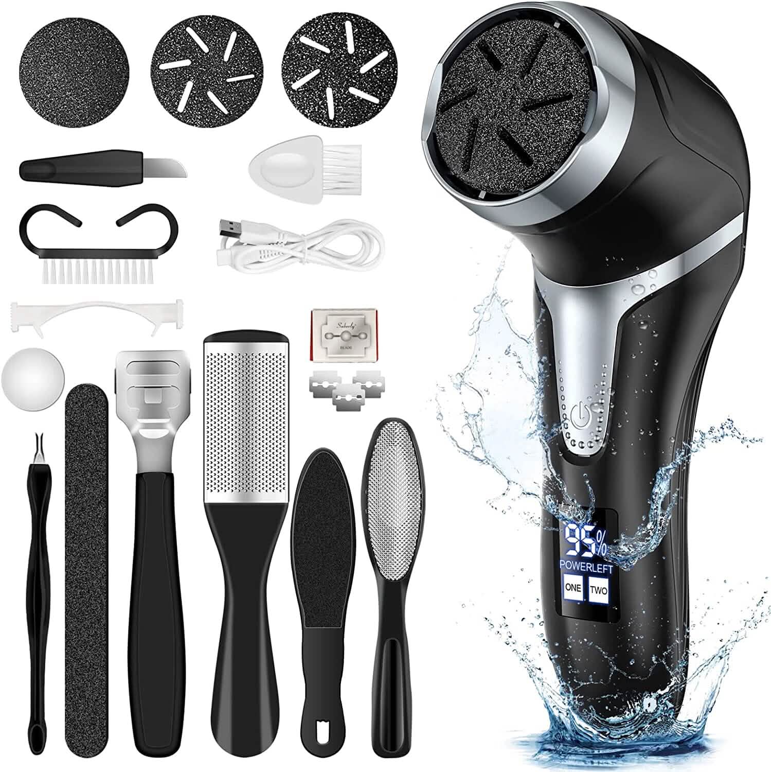 Image of Electric Foot Callus Remover with Vacuum Cleaner