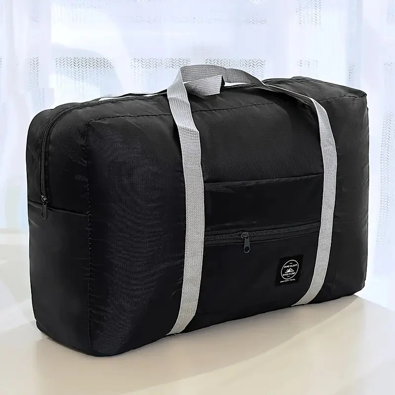 Image of Large Foldable Travel Duffel Bag – Nylon, Gym & Weekend
