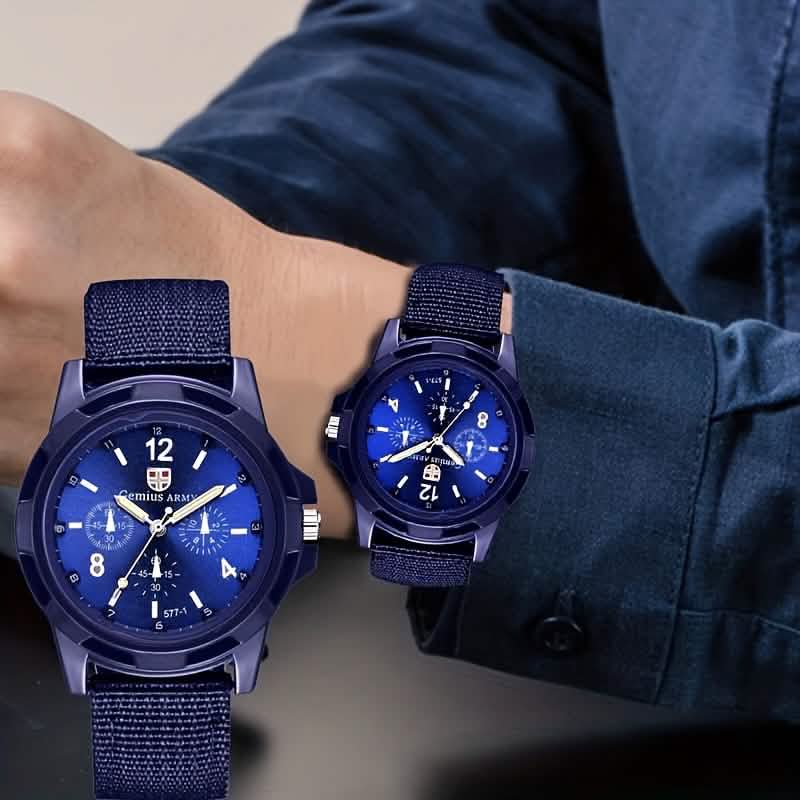 Image of Men's Nylon Casual Sport Quartz Wrist Watch