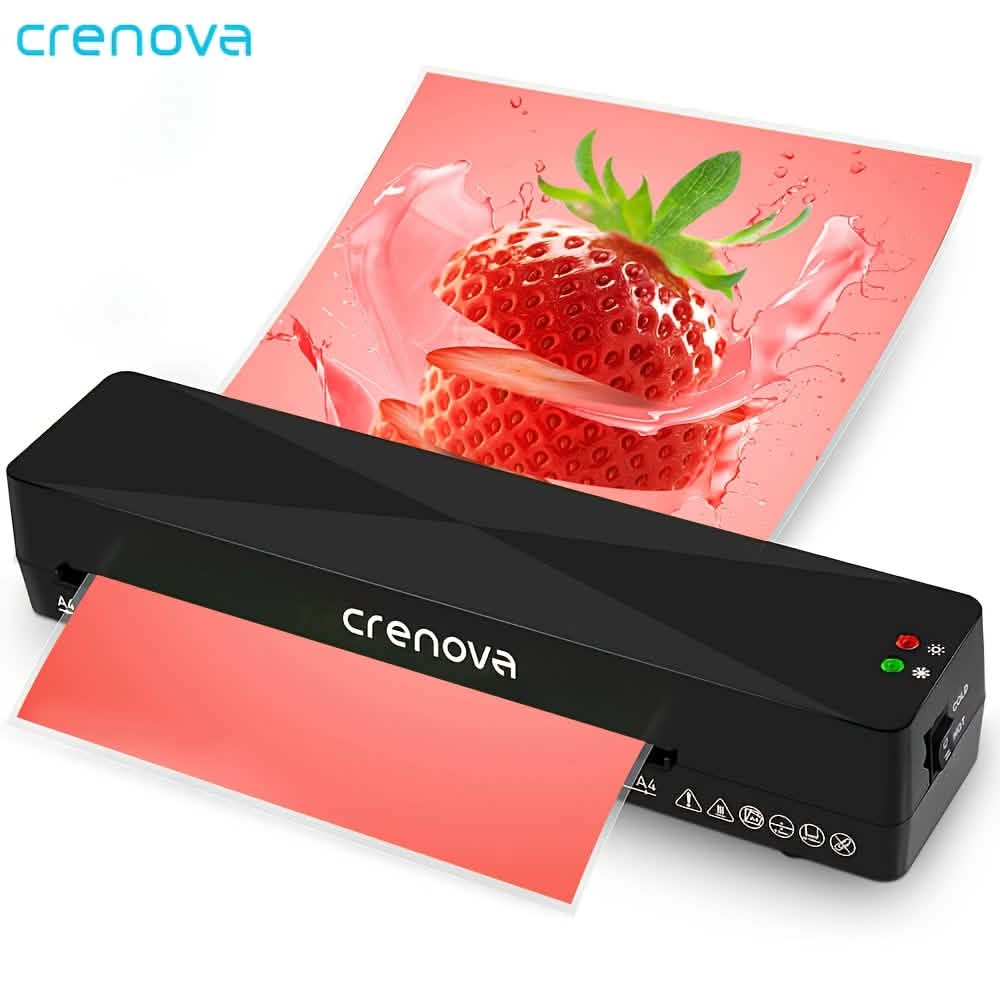 Image of Crenova A4 Laminator – Hot & Cold Modes, Compact Design