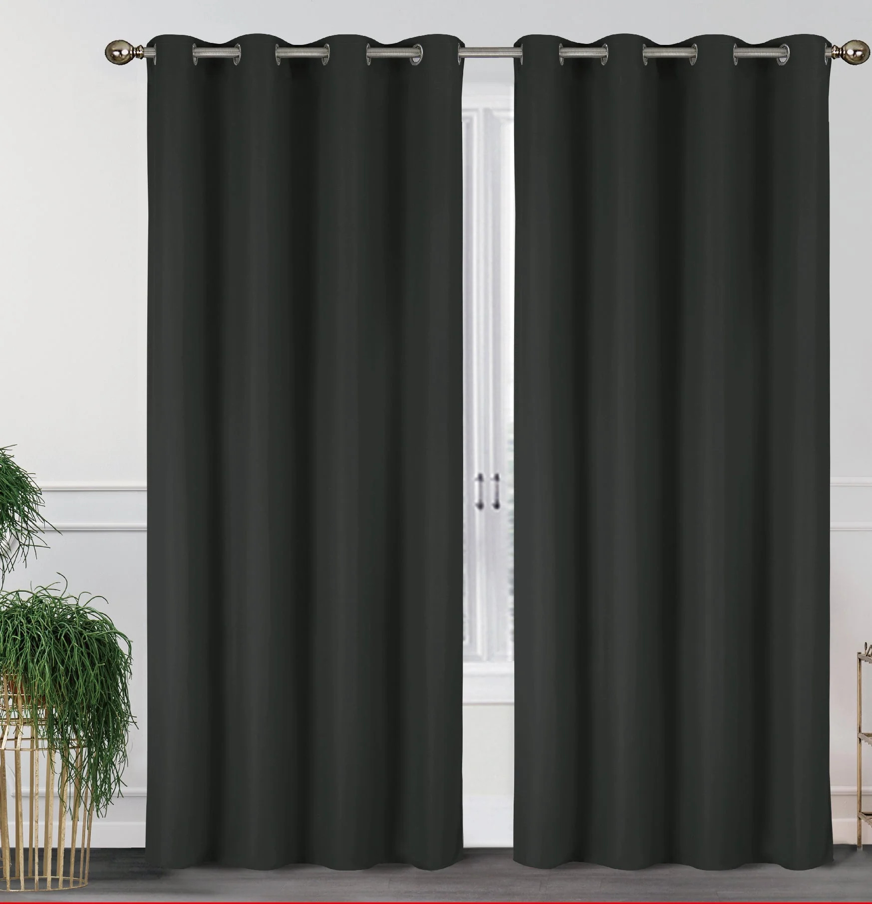 Image of 2 Pack - 55'' X 84'' Solid Thermal Blackout Panels (19 Colors)