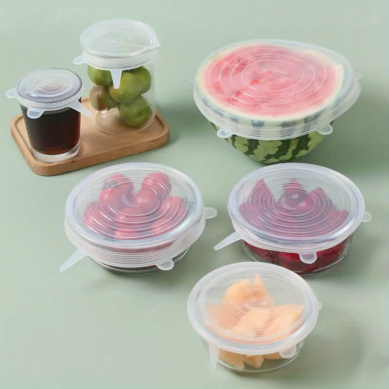Image of 6-Pack: Reusable Silicone Stretch Lids