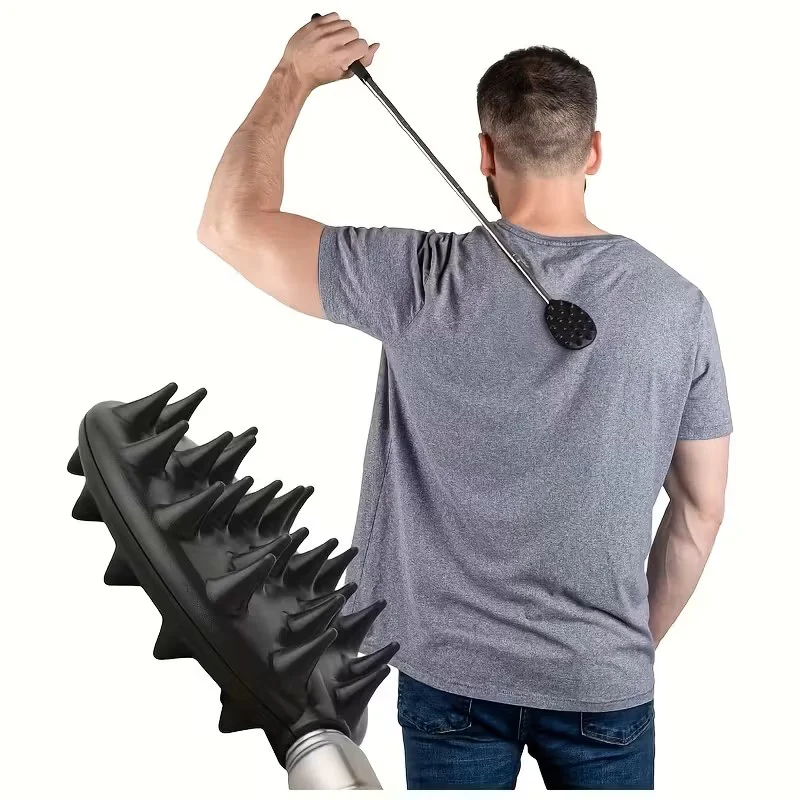 Image of Retractable Cactus Back Scratcher – Long Handle, Durable PVC