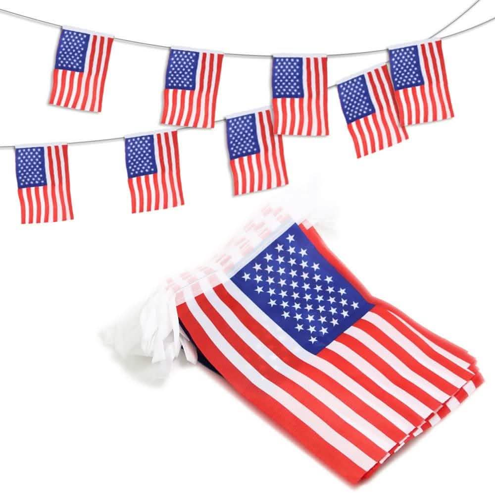 Image of USA American String Pennant Banners