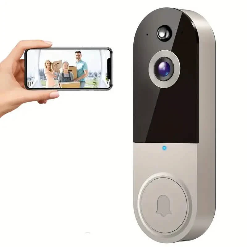 Image of 1080P HD Smart Doorbell Camera with AI Detection & Night Vision