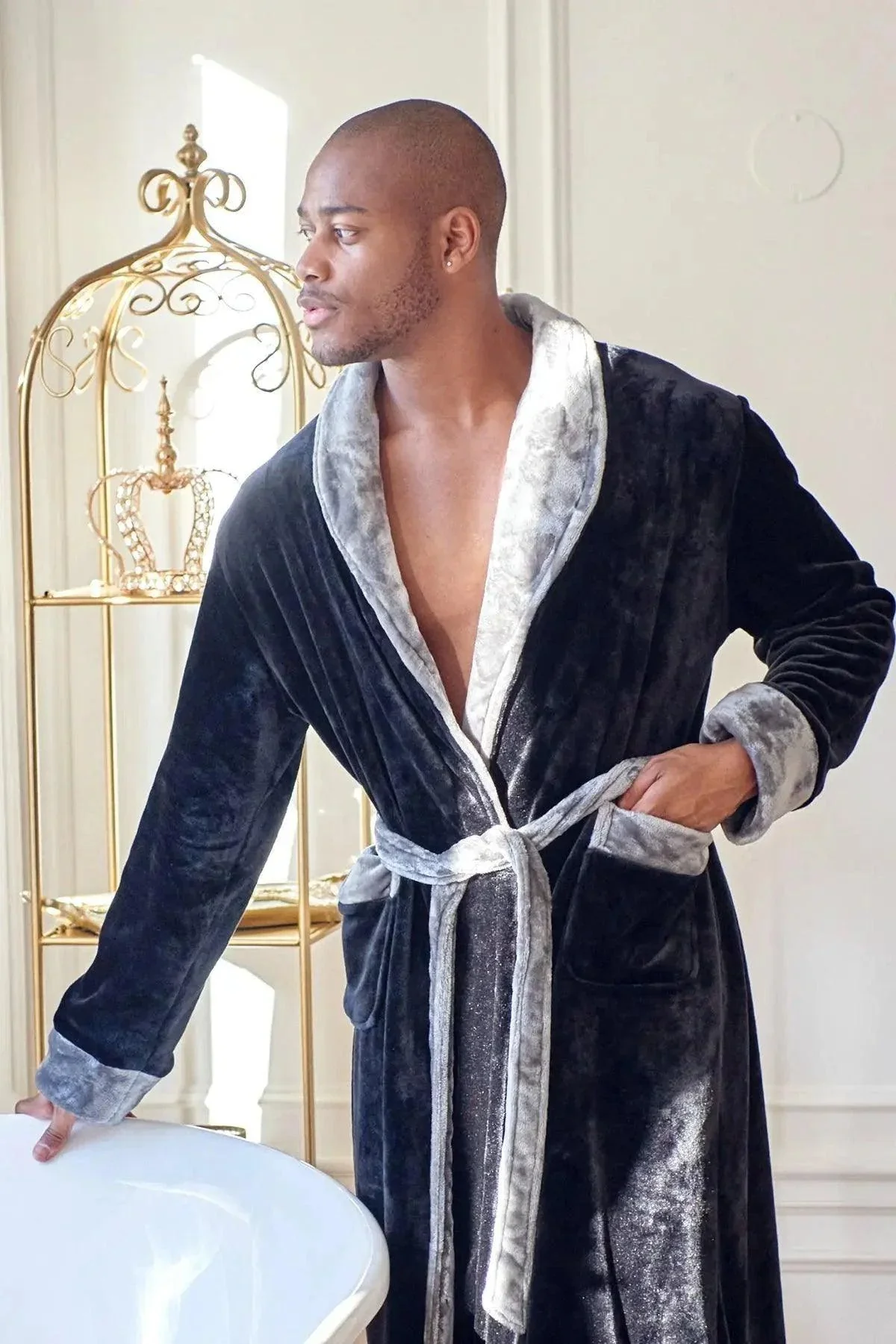 Image of Cozy Mens Plush Robes – Built for Comfort, Designed to Last