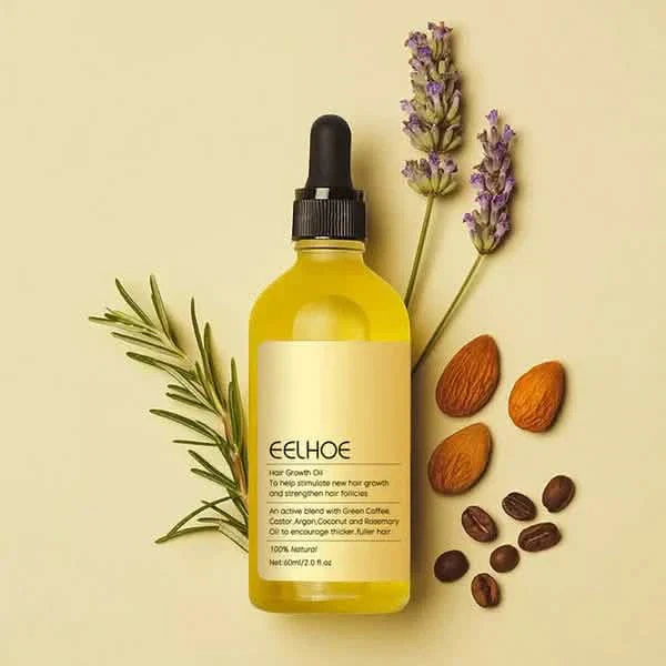 Image of Hair Growth Oil & Scalp Treatment Plant Extract for Dry Damaged Hair