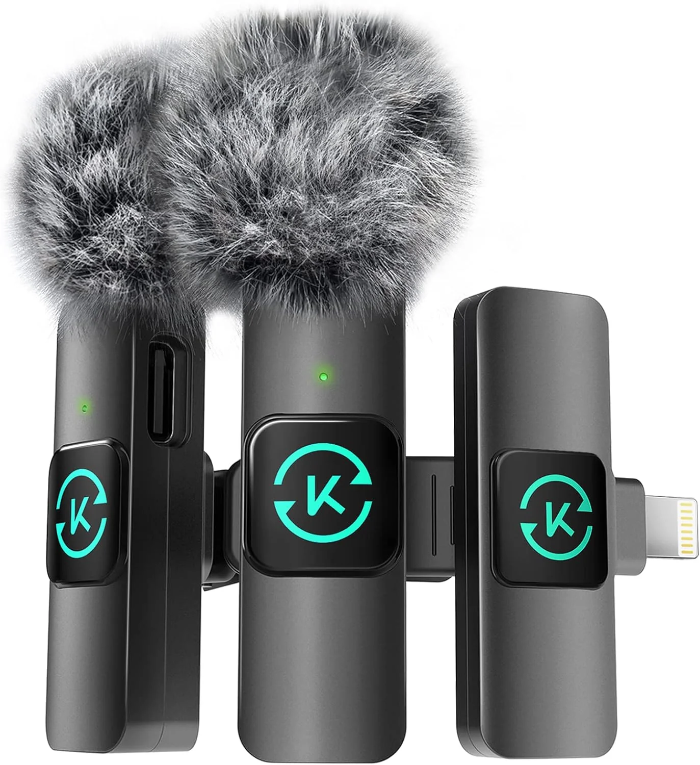 Image of Wireless Lavalier Microphone Set: Clear Audio for iPhone, Video, Interviews & Vlogs