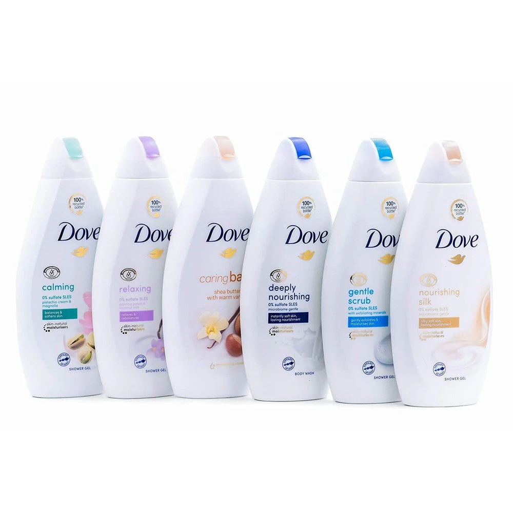 Image of 6-Pack Dove Body Wash Shower Gel