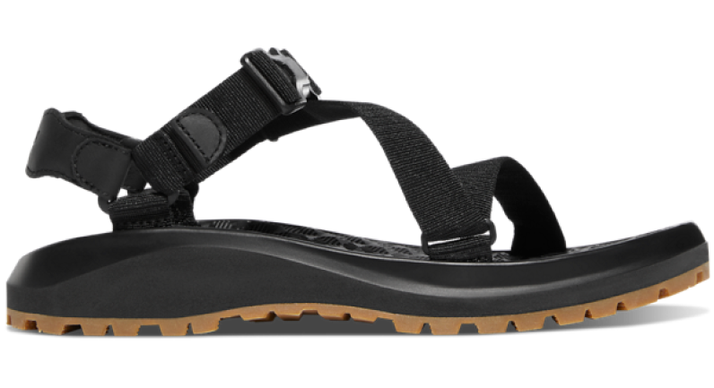 Pictured: Wallowa Nylon Sandal in Black - Available in Men's and Women's