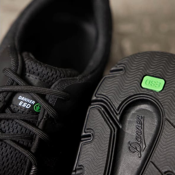 Pictured: Run Time 3 ESD - Black Composite Toe (NMT)
