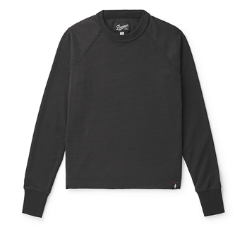 Pictured: Santiam Waffle LS Tee - Black - Men's and Women's available