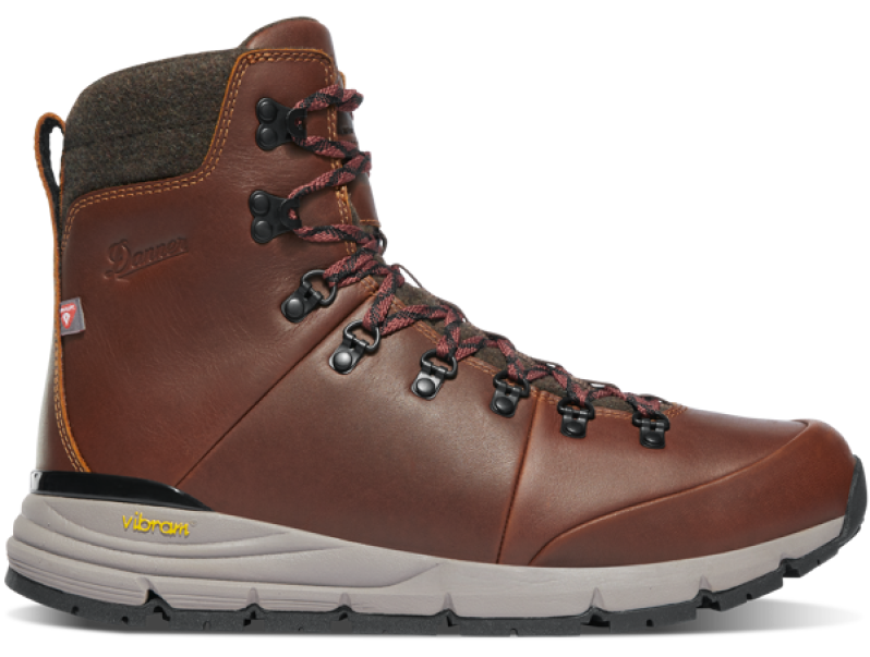 67342 - Arctic 600 Side-Zip - Roasted Pecan/Fired Brick Insulated 200G - Men's