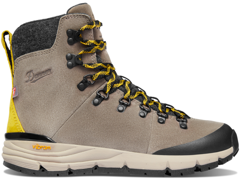 67341 - Arctic 600 Side-Zip - Driftwood/Yellow Insulated 200G - Women's