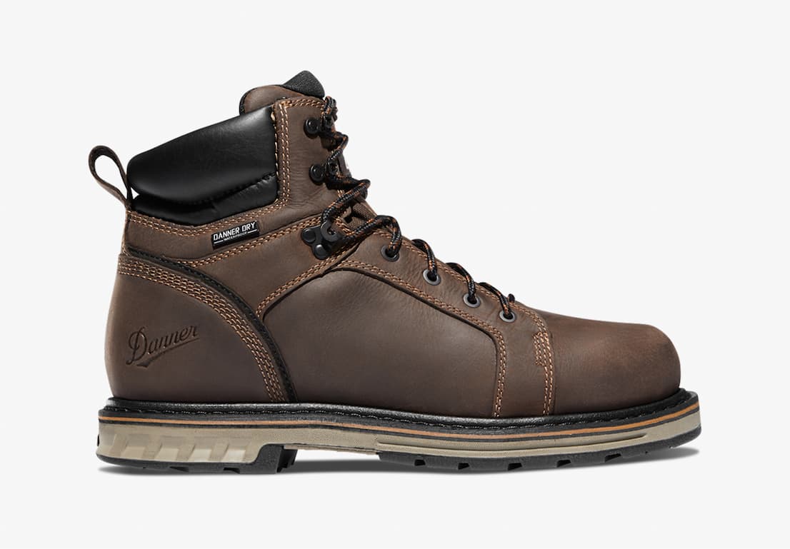 Steel Yard - 6" Brown Steel Toe
