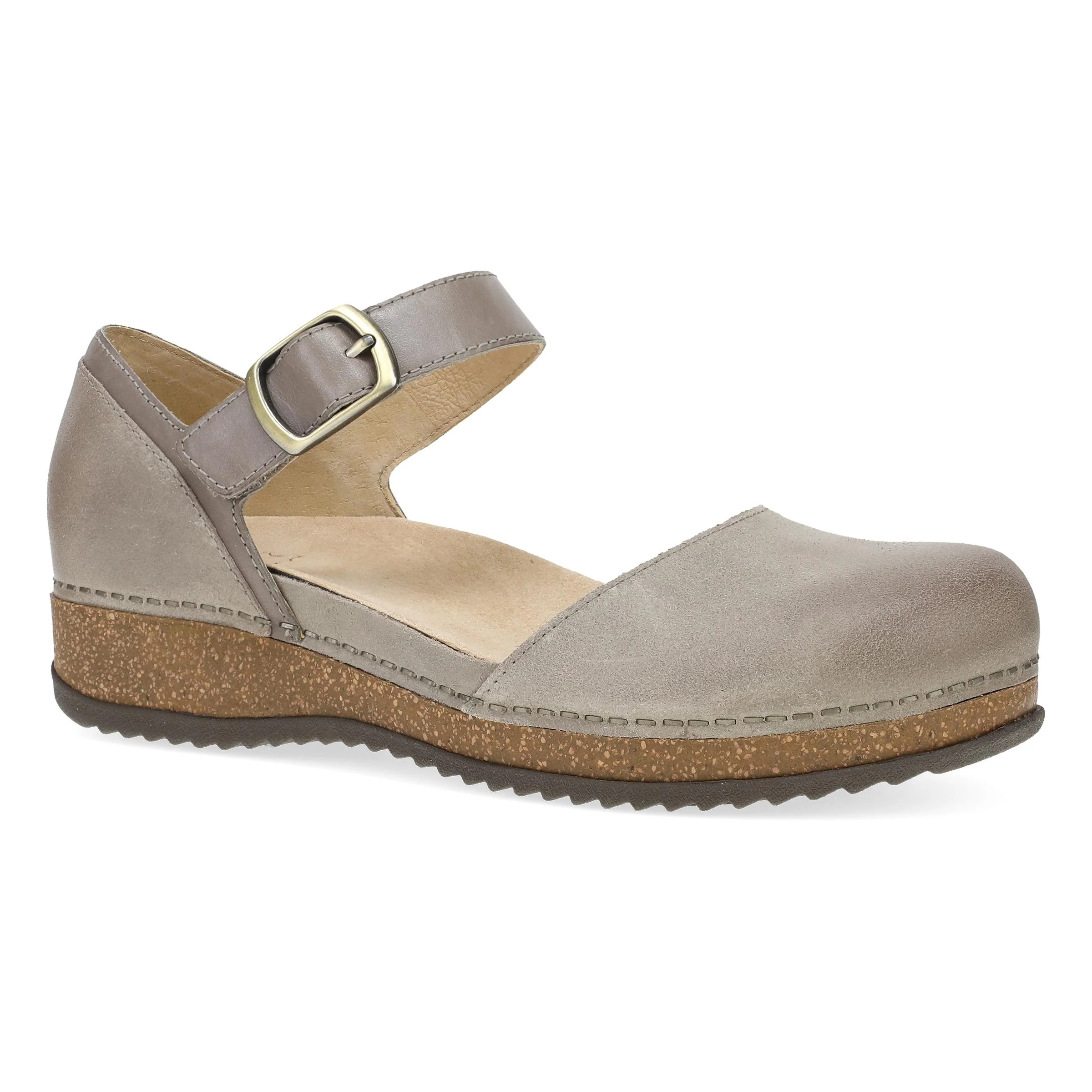 Image of Mae Taupe Suede