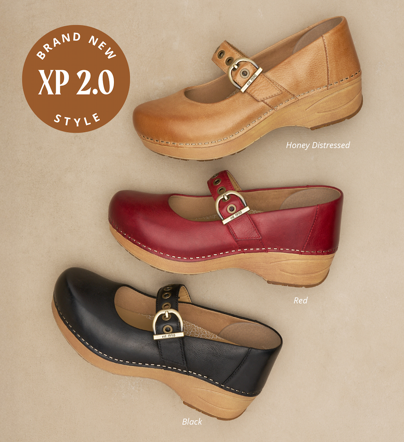 Shop XP 2.0 Mary Jane Clog Red Leather